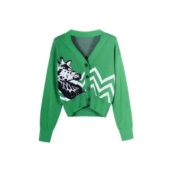 MISSSHINE Sweater Women's Green
