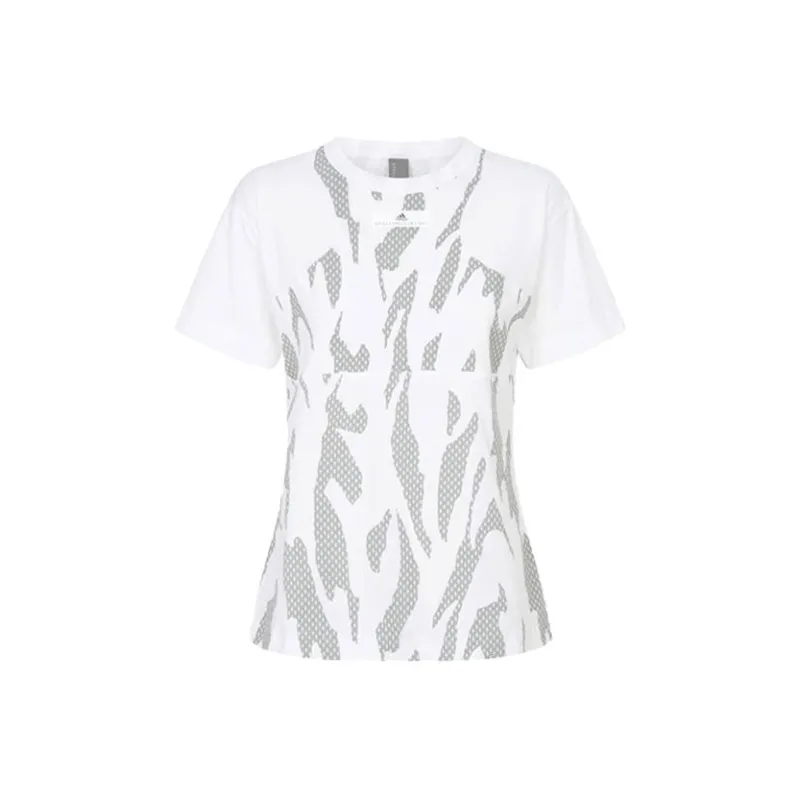 Adidas T Shirt Women's White Gray-0