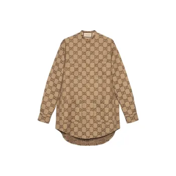 GUCCI Gg Supreme Canvas Shirt
