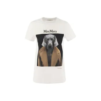 MaxMara Graphic Printed Crewneck T Shirt