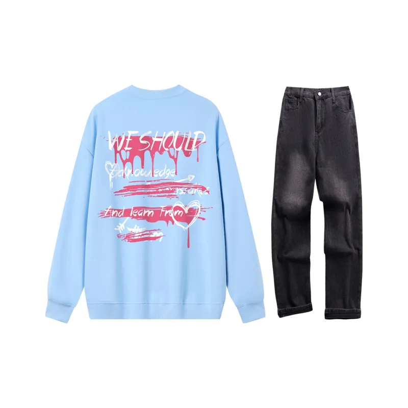 VniVerseVClub Sweatshirt Set Unisex-26