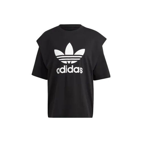 Adidas Originals Cap sleeve Logo print T shirt
