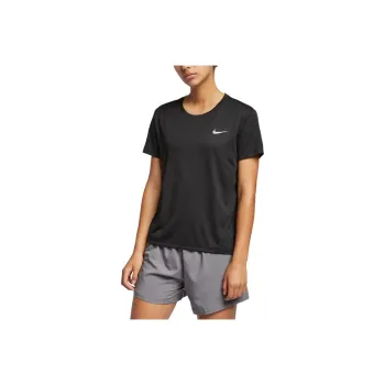 Nike Drop Shoulder Sleeve T Shirt Women's Black