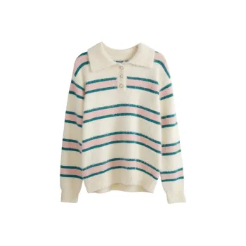 Olrain Sweaters Women's Stripes