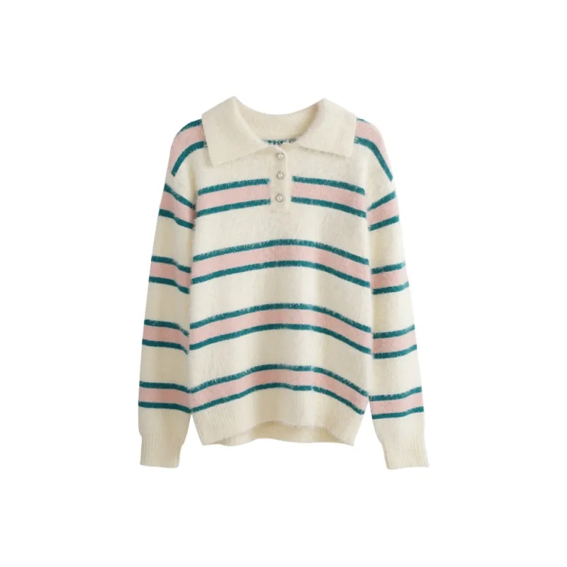 Olrain Sweaters Women's Stripes-0