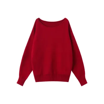 XUANSHU Sweaters Women's Red