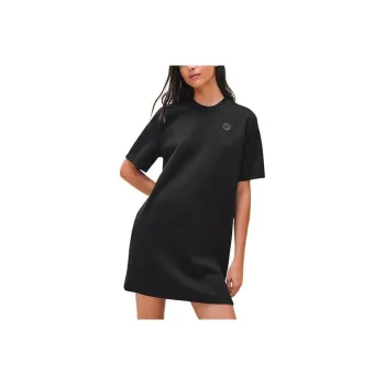 HERMES Drop Shoulder Sleeve T Shirt Women's Black
