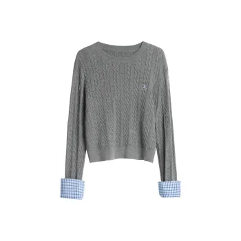 Olrain Sweaters Women's Gray