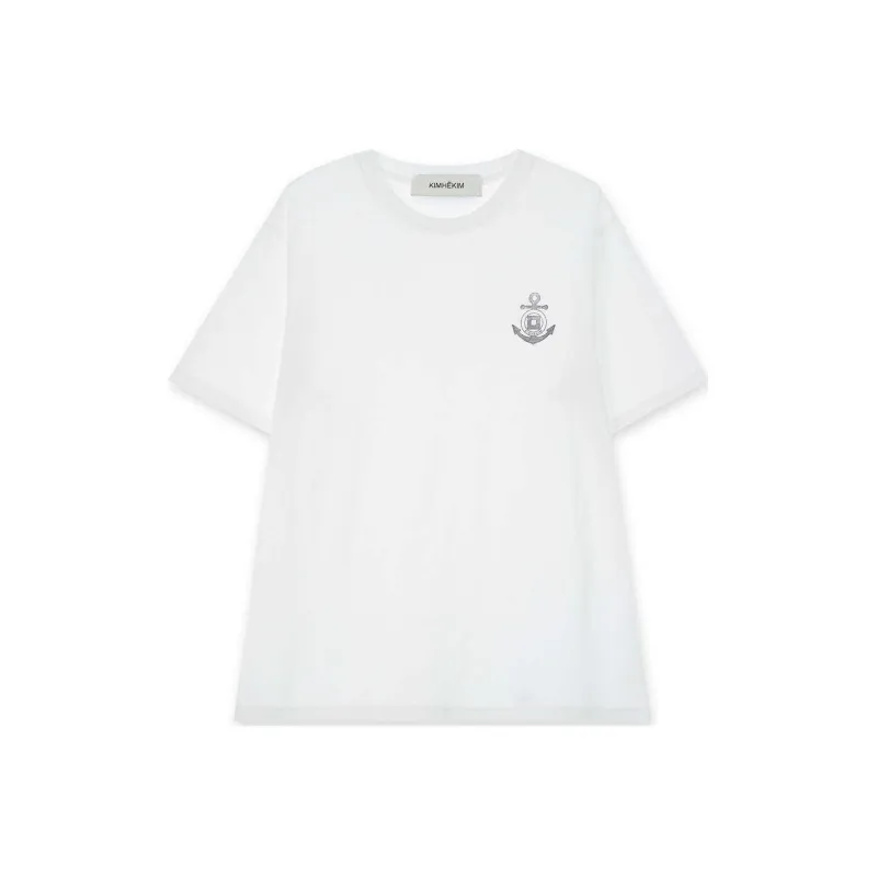 KIMHEKIM Logo print T shirt-0