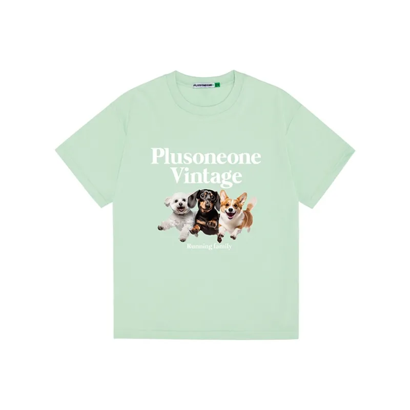 PLUSONEONE+ Regular Short Sleeved T Shirts Unisex-26