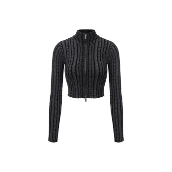THE KRIPT NATHALIA TOP Knitwear Women's Gray