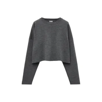 LOEWE SS25 Women's Pre Selection Collection Sweater Women's Dark Gray