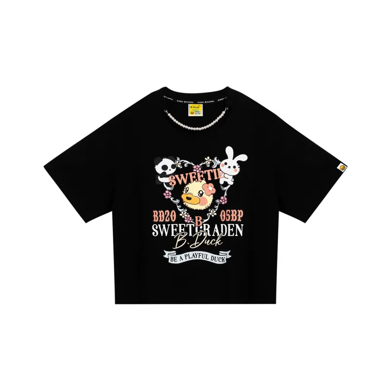 B.Duck T Shirts Women's Black-0