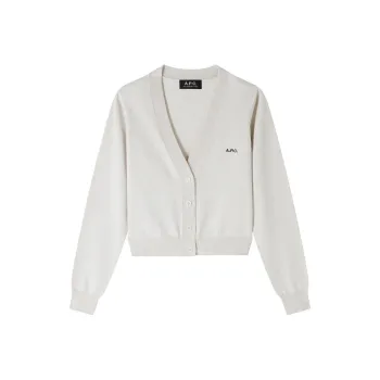 A.P.C V-Neck Knitted Cardigan
