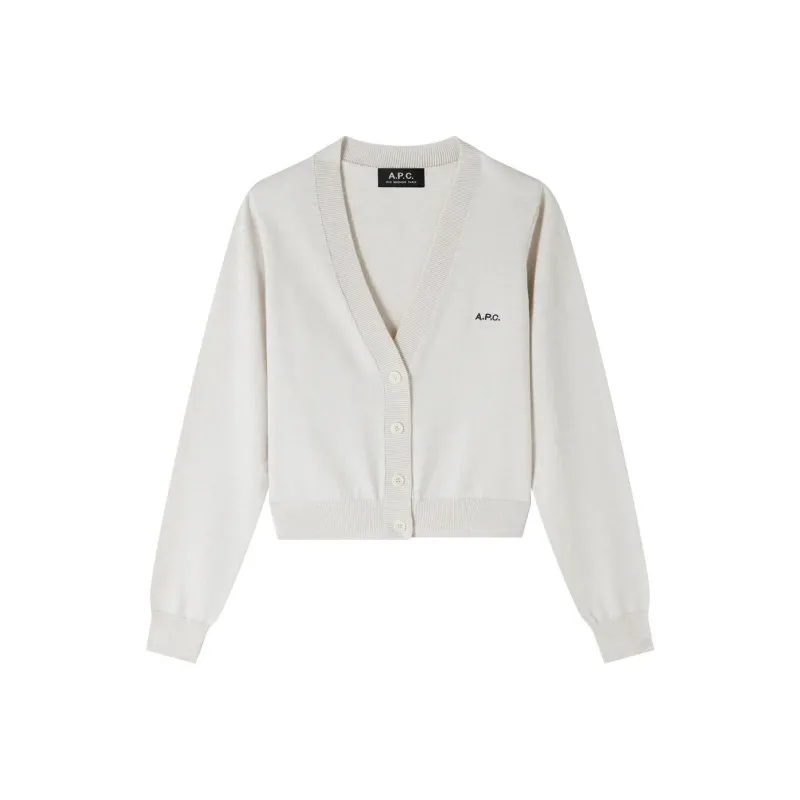 A.P.C V-Neck Knitted Cardigan-0