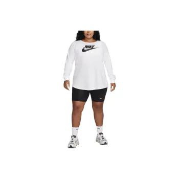 Nike Sportswear Club Women's Long Sleeve T Shirt Plus Size