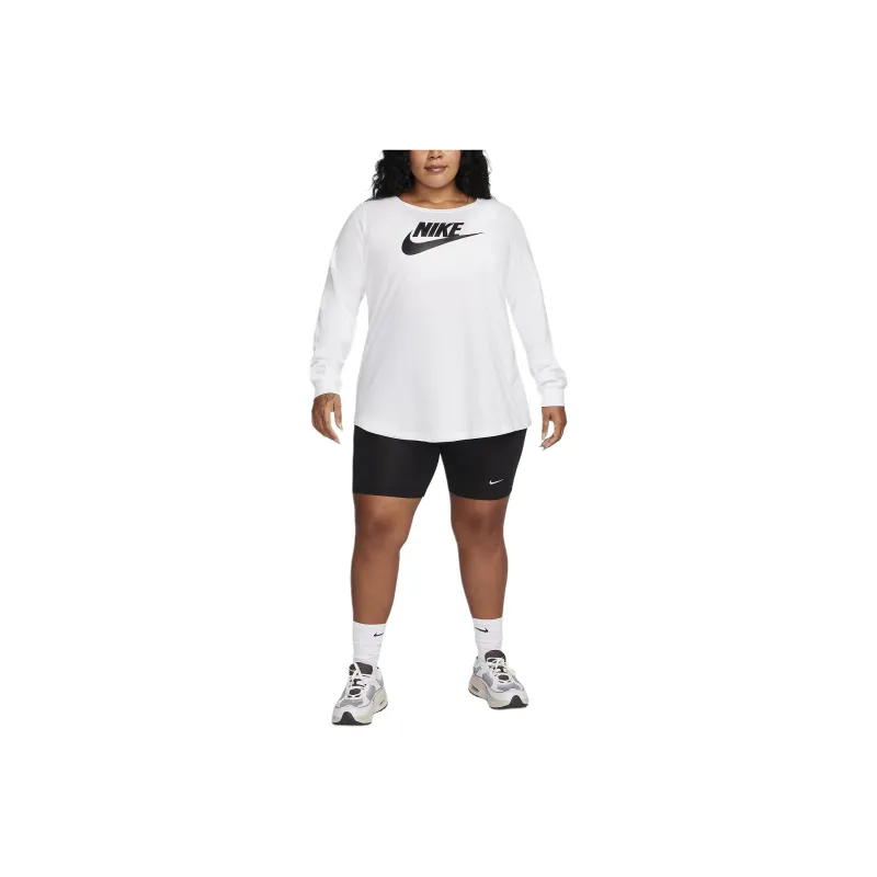 Nike Sportswear Club Women's Long Sleeve T Shirt Plus Size-0