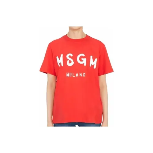 MSGM T Shirts Women's Red