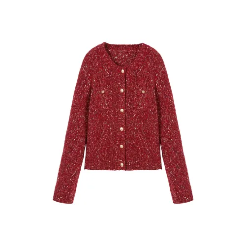 XIANGYING Sweaters Women's Red