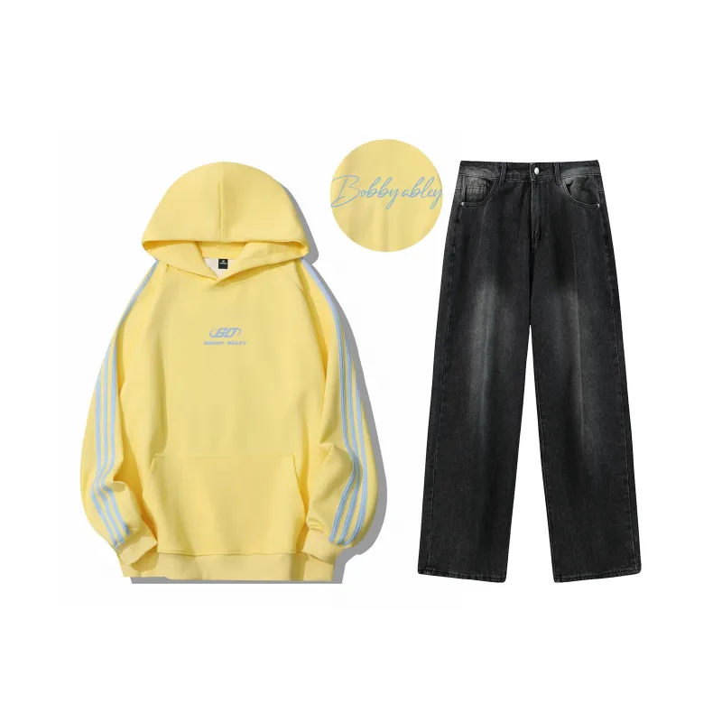 BOBBY ABLEY Sweatshirt Set Unisex Black-40