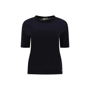 HERNO Short Sleeved Crewneck Knitted Jumper
