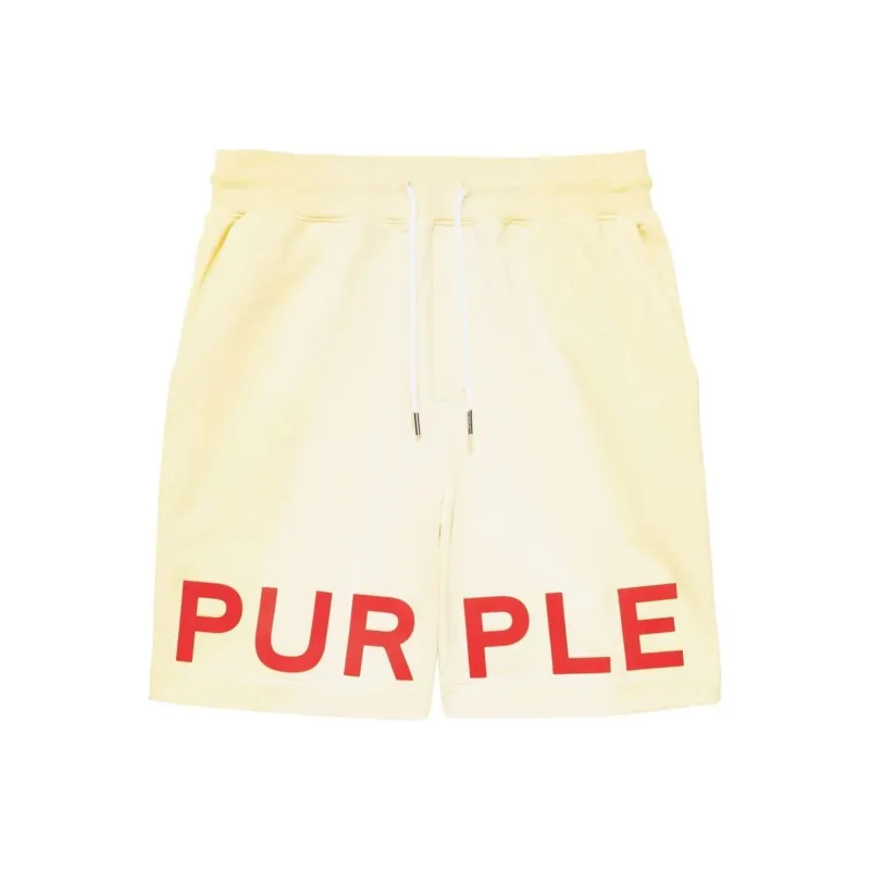 PURPLE-BRAND French Terry Short 'Yellow'-0