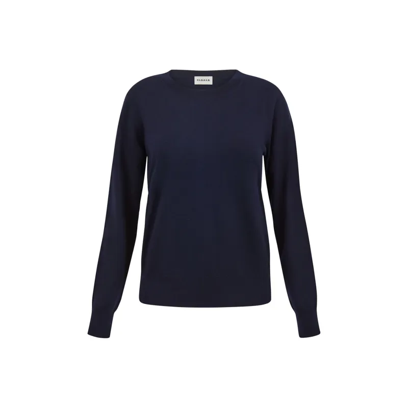PAROSH FW24 Sweater Women's Dark Blue-0