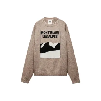 ZARA SKI Skiing Series Sweaters Women's Brown