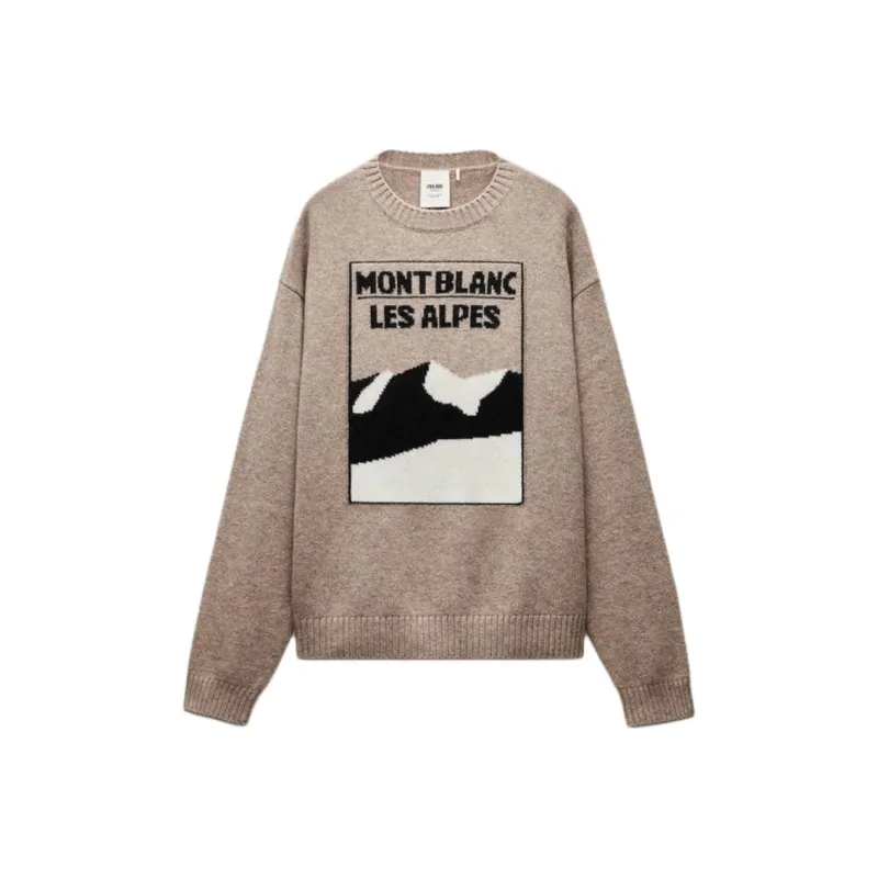 ZARA SKI Skiing Series Sweaters Women's Brown-0