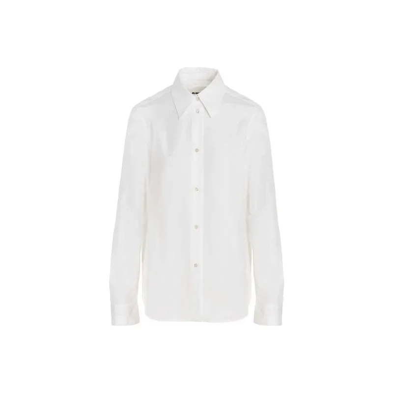 JIL SANDER Button Up Poplin Shirt-0