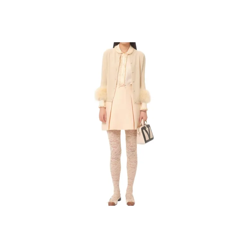 Valentino SS25 Sweater Women's Light Beige-0