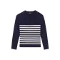 Navy Blue White Stripes
