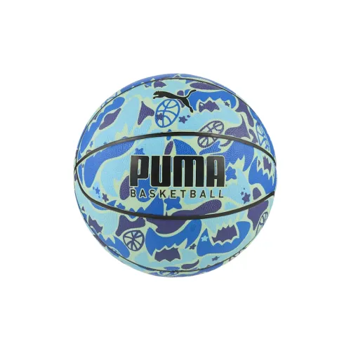 PUMA Rubber Basketball Blue Size 6 7 Size Training Unisex