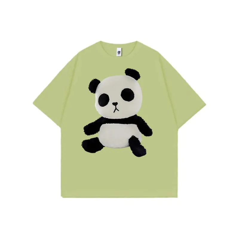 PANDA BASE T Shirts Women's-8