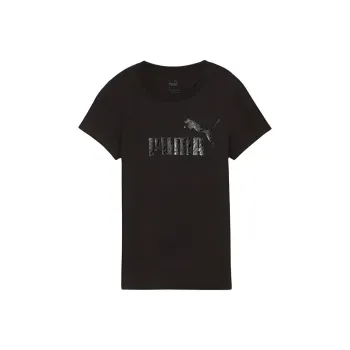 PUMA ESS+ ANIMAL T Shirt Women's Black