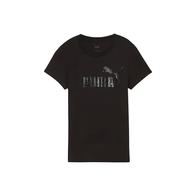 PUMA ESS+ ANIMAL T Shirt Women's Black-0