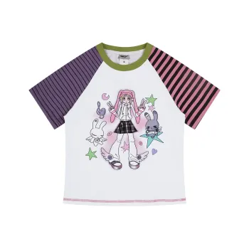 NELY Raglan Sleeve T Shirt Women's White
