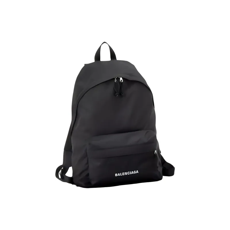 Balenciaga Polyester Backpack Men's Black-2