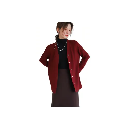 DianThia Sweater Women's Burgundy