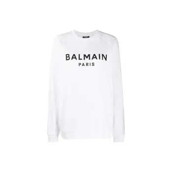 BALMAIN Logo Printed Sweatshirt