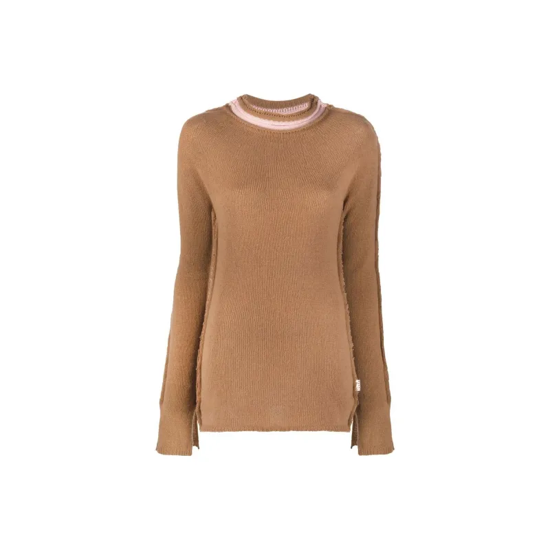 MARNI Cashmere Sweaters Women's Brown-0