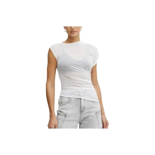 AMIPARIS Paris Semi Sheer Roll Neck Ribbed Knit Jumper