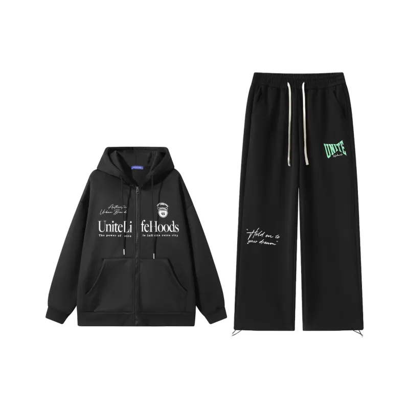Unite Life HOODS Sweatshirt Set Unisex-0