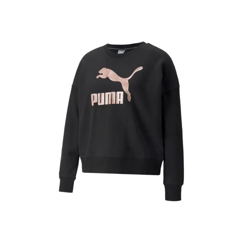 PUMA Sweatshirts Women's Black-0