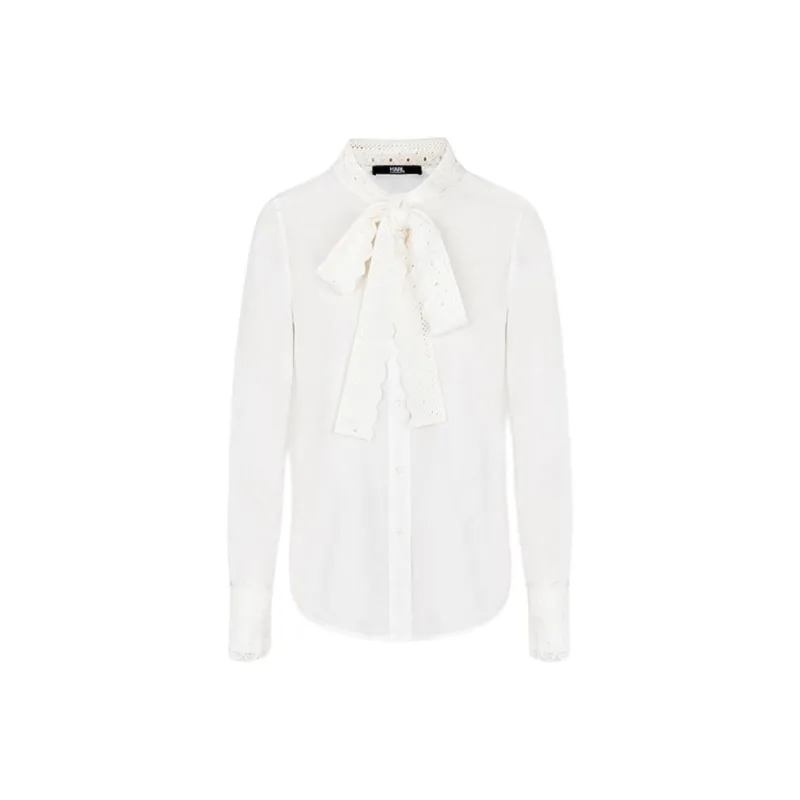KARL LAGERFELD SS24 Shirt Women's White-0