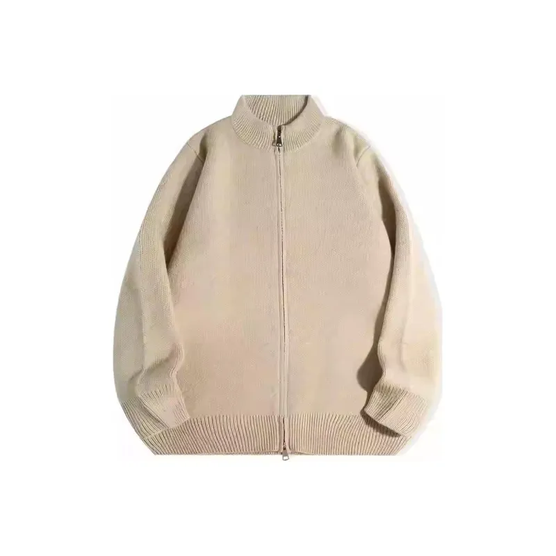 ZHONGBANGJICHU Sweater Unisex Beige-0