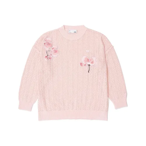 LiNing Sports Fashion Collection Knitwear Women's New Light Pink
