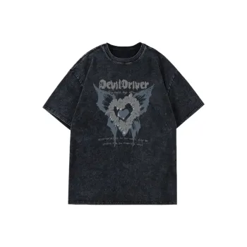 Ning Cai Yuer T Shirt Women's Washed Black