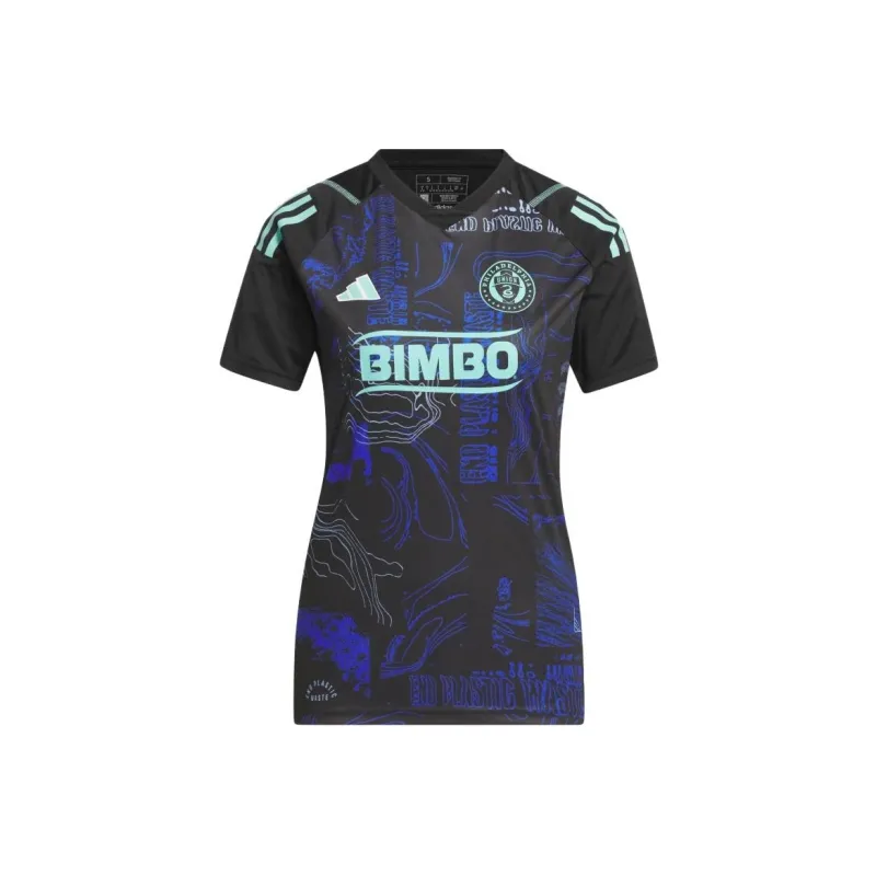 Adidas Philadelphia Union T-Shirts Women's Black-0