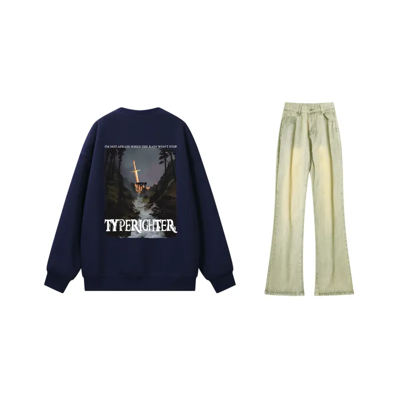 TYPERIGHTER Sweatshirt Set Unisex-8